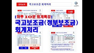 국고보조금 회계처리 [upl. by Stacy]