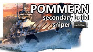 Pommern Secondary Build BUT The Main Guns Destroy Everything Instead  World of Warships [upl. by Philan]