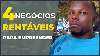 Negócios Rentáveis 4 Ideias De Negócios Rentáveis Para Empreender [upl. by Enyal]