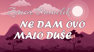 Zorica Brunclik  Ne dam ovo malo duše OFFICIAL LYRIC VIDEO [upl. by Eiralav539]