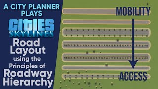 Road Layout using the Principles of Roadway Hierarchy No Mods [upl. by Alphonsine]