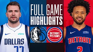 MAVERICKS at PISTONS  FULL GAME HIGHLIGHTS  March 9 2024 [upl. by Vowel]