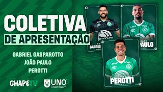 AO VIVO  COLETIVA DE APRESENTAÃ‡ÃƒO DOS ATLETAS GABRIEL GASPAROTTO JOÃƒO PAULO E PEROTTI [upl. by Iaj771]