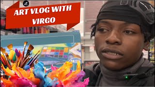 WHAT IT LOOKS LIKE TO SHOP AT MICHAELS ARTS SHOP ART VLOG [upl. by Zorana]