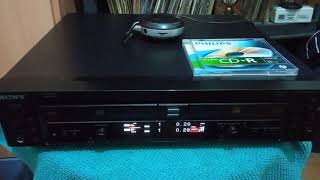 Sony RCDW100 CD to CD Recorder [upl. by Adieren880]