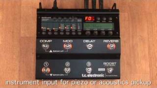 TC Electronic GNatural Acoustic Guitar Processor [upl. by Leontina31]