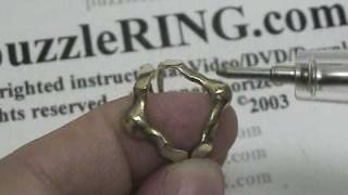 Puzzle Ring Solution for 4 Band REGULAR Puzzle Rings 4B141 [upl. by Durarte]