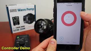 Jebao SOW20M Wavemaker Jebao Aqua App Tutorial [upl. by Lolande]