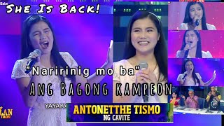 ANTONETTHE TISMO PERFORMS quotNARIRINIG MO BAquot BY MORISSETTE AMON  TAWAG NG TANGHALAN FEBRUARY 8 2022 [upl. by Stephannie939]