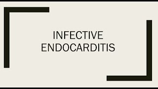 Infective Endocarditis RATS [upl. by Jereme374]