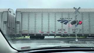 Amtrak Auto Train Heading North To Lorton Virginia [upl. by Tessy122]