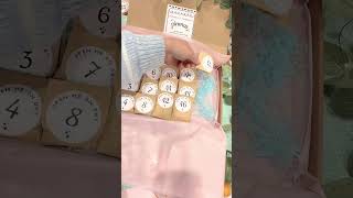 How I make advent calendars for my small business with MunByn 402b label printer smallbusiness diy [upl. by Themis]