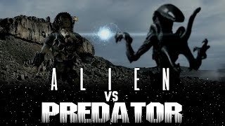 ALIEN VS PREDATOR  STOP MOTION [upl. by Ennahtur122]