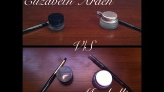 Comparative review Elizabeth Arden vs Maybelline Gel Liners [upl. by Leciram]