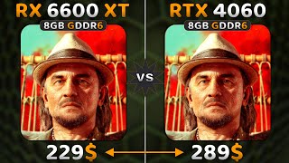 RX 6600 XT vs RTX 4060 in 1080P 1440P amp DLSS 3🔥  Biggest Comparison  15 Games Tested [upl. by Elleinnod]