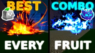 The BEST Combos for EVERY Fruit in Blox Fruits [upl. by Spaulding]