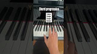 Cool Piano Chord Progression piano fyp chordprogression [upl. by Prosper]