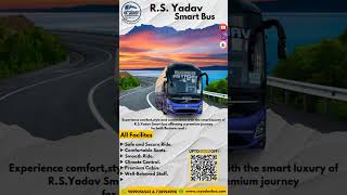 RSYadav Smart Bus  New post  Book Now9899056542 amp 7289949598 shorts shortvideo shortsviral [upl. by Eniledgam]