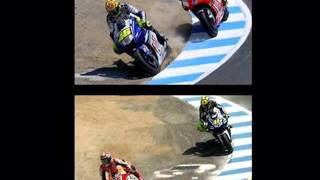 Review Rossi or Marquez Which is better on Corkscrew Grandprix Laguna Seca America 2013 [upl. by Heringer]