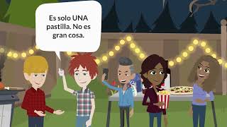 Naloxone Training Video Animated 2024 Spanish [upl. by Amalita886]