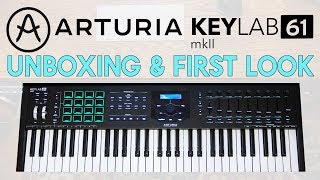 Arturia Keylab mkII Unboxing amp First Look [upl. by Viridissa223]