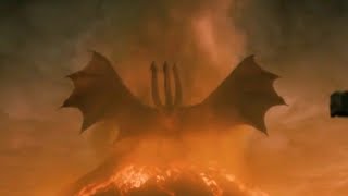 King Ghidorah Alpha Roar wakes other Titans [upl. by Akiv577]