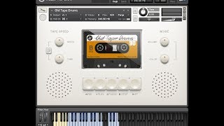 Free Kontakt Sample Library Old Tape Drums First Look [upl. by Atirhs]