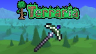 How to Make a Tungsten Pickaxe in Terraria Quick Tutorial [upl. by Asilana]