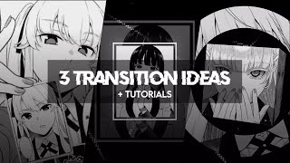 3 Transition Ideas  TUTORIALS  Alight Motion [upl. by Sheffield]