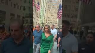 quotLori Harveyquot Spotted while promoting her new series Fight Night in NY loriharvey [upl. by Letniuq]