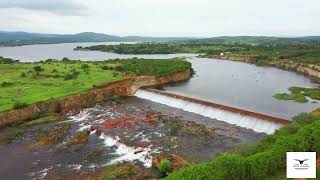 VISTA AÉREA SANGRIA DA BARRAGEM DE ANAGÉ  BAHIA 2023 [upl. by Kolosick]