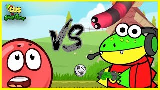 Redball 4 Vs Slitherio Lets Play with Gus the Gummy Gator [upl. by Celestyn706]