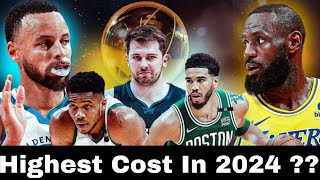 The Kings of Cash Top 5 NBA Salaries for 202425nba basketball [upl. by Vedi]