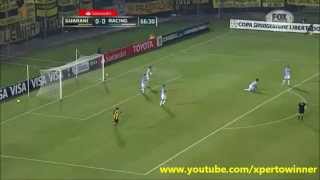 Guaraní 2  0 Racing Club Copa Libertadores 2015 [upl. by Hpesoy861]