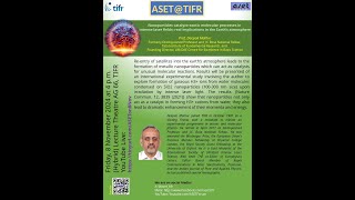 Nanoparticle catalyze exotic molecular processes in laser fields implications in Earth’s atmosphere [upl. by Hester44]