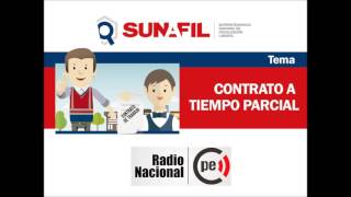 Contrato a tiempo parcial  SUNAFIL te orienta  Radio Nacional [upl. by Laurinda]