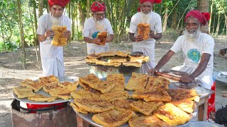 Mughlai Porata  Shahi Moghlai Paratha Making in Village  Food for Special People [upl. by Verne139]