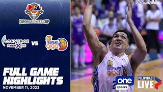 Converge vs TNT highlights  PBA Season 48 Commissioners Cup  Nov 11 2023 [upl. by Lynad323]