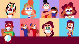 The Tooth Brushing Song  2minute tooth brushing song for kids [upl. by Baudin]