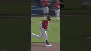 redsox prospect Nick Sogard sends this one to Shrewsbury [upl. by Zwiebel]