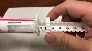 How to Use the ProPectalin Dial A Dose Syringe [upl. by Tann241]