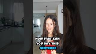 How Fast Can You Say This Sentence funchallenge speechpractice funenglish english learnenglish [upl. by Erolyat]