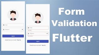 Flutter Form Validation  Validate Login Form In Flutter Tutorials [upl. by Good]