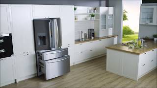 Hisense RF21 36quot Wide Four Door French Door Refrigerator [upl. by Karyn]