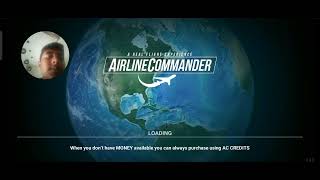 Airline Commander FLIGHT SIMULATOR gameplay Takeoff with my face reveal [upl. by Enileda987]