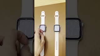 Apple Watch Starlight vs Silver shorts [upl. by Sandie]