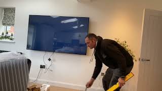 Samsung 75 inch using by Bontec TV Wall bracket [upl. by Burt]