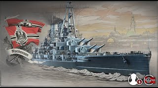 MACKENSEN  The tier VI Battleship Brawler worldofwarships [upl. by Ellata323]