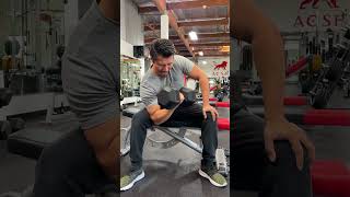 Eccentrics for Bicep Growth motivation highintensitytraining gains fitnessmotivation gymworkout [upl. by Ynnoj477]