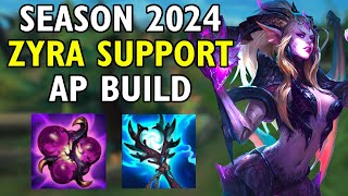 Season 2024 Zyra Support build  First Look at 141 [upl. by Lered900]